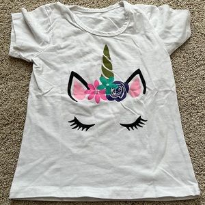Girls unicorn top